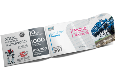 produkcja graficzna i druk folderów